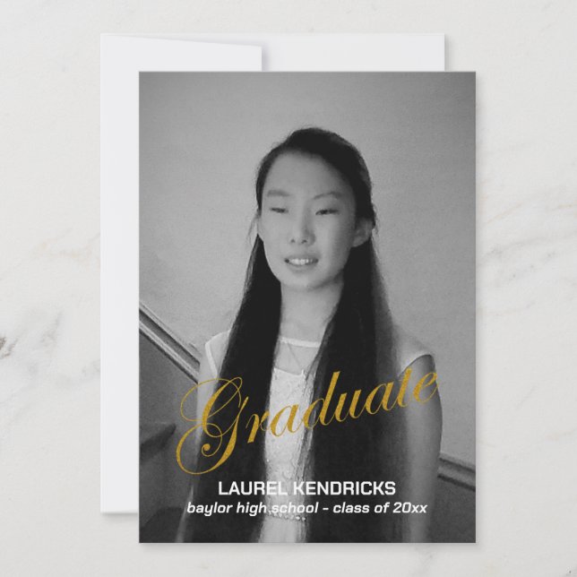 Graduação Moderna - Duas Fotos - Anúncio (Frente)