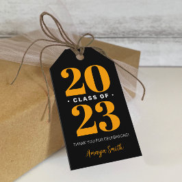 Graduação Moderna Simples Obrigado Etiqueta De Pre