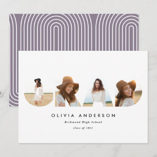 Graduação multifotografia geométrica moderna