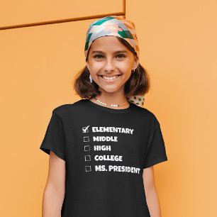 Graduação no Ensino Secundário Presidente T-Shirt
