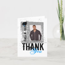 Graduação Obrigado Cartão de Vazio Adicionar Foto