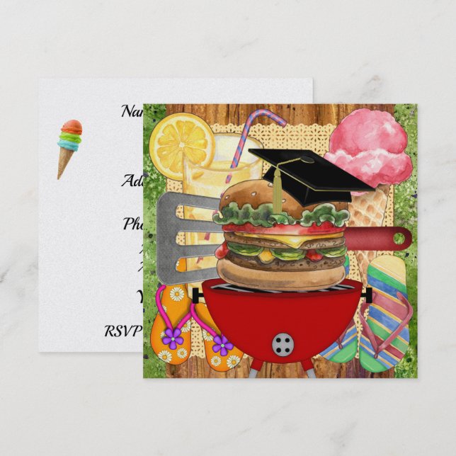 Graduação ou Convite Ocasião (Frente/Verso)