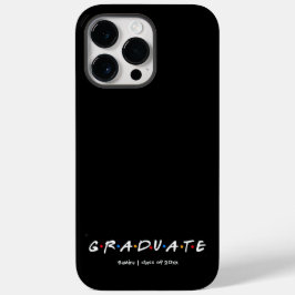 Graduação Personalizada Simples Preto e Branco