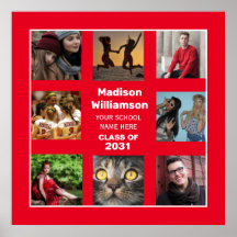 Graduação Poster 8 Classe de Colagem de Fotos