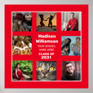 Graduação Poster 8 Classe de Colagem de Fotos