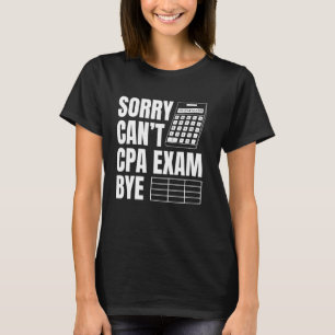 Graduado CPA Exame CPA Camisa de Estudo do Exame C