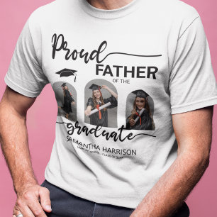 Graduado Moderno   T-Shirt com Colagem de Fotos em