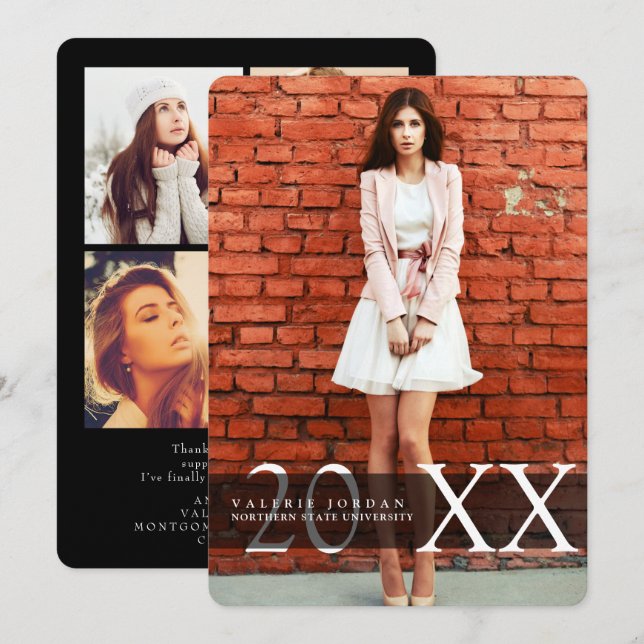 Graduado Urbano, Anúncios de Formatura (Frente/Verso)