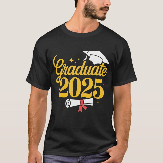 Graduate 2025 Bow T-Shirt (Frente)