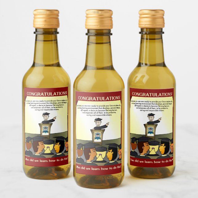 Graduates Flat Card (Garrafas)