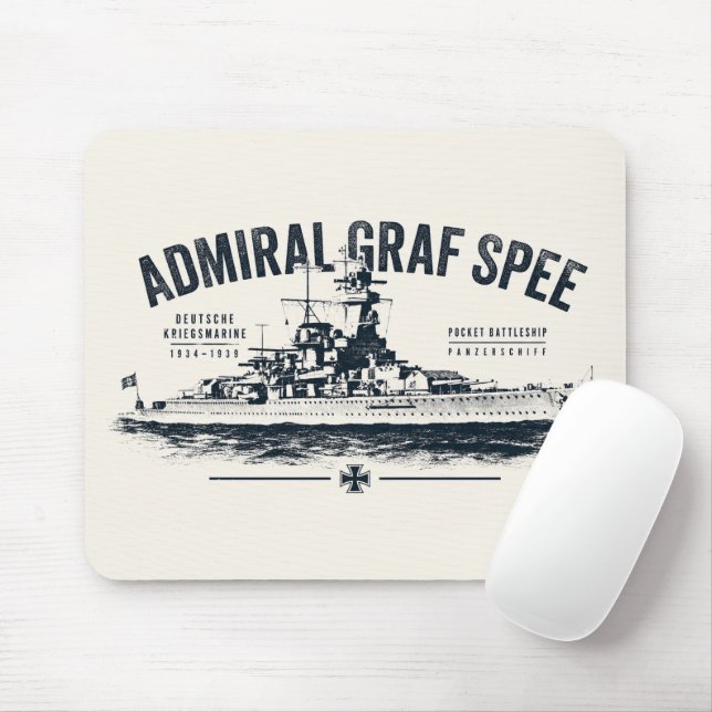 Graf Spee Mousepad (Com mouse)