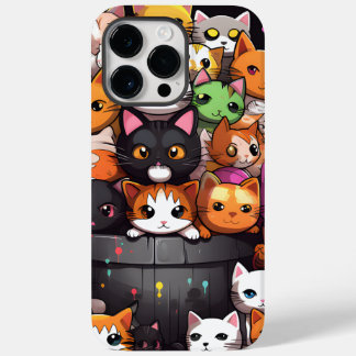 graffiti de muitos gatos kawaii