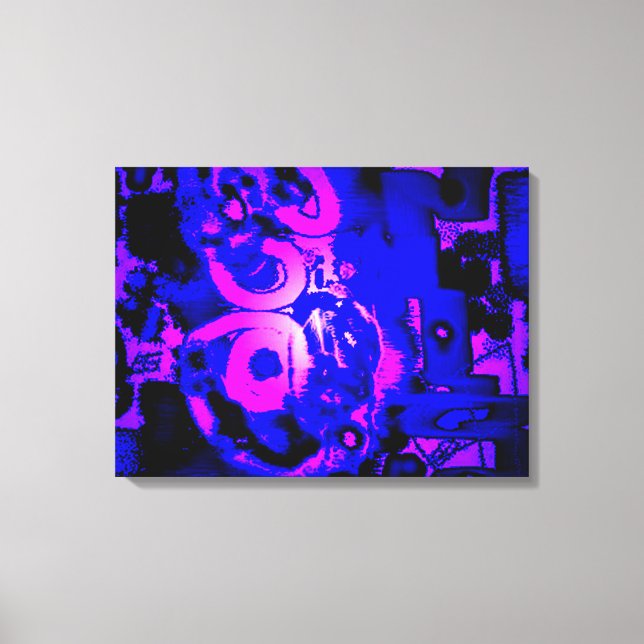 "Graffitti não físico: Canvas assustadora" (Frente)