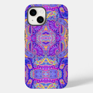 Gráfico Colorido Cortado, padrão paisley Mug