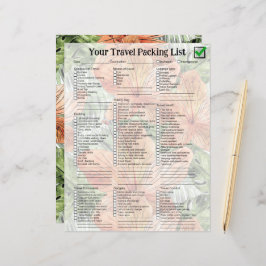 Gráfico de Aquarelas Tropicais Tropicais de Tanger