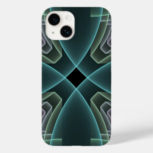 Gráfico de Arte Geométrica Teal Moderna