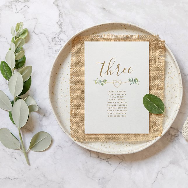 Gráfico de Assentos de Casamento Boho Eucalipto (Criador carregado)