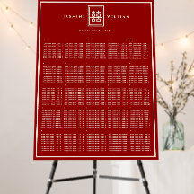 Gráfico de Assentos de Casamento Chinês Dupla Feli