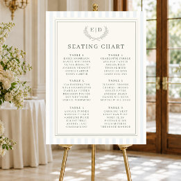 Gráfico de Assentos de Casamento Listrado Azul & S
