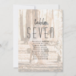 Gráfico de Assentos de Foto de Casamento Minimalis