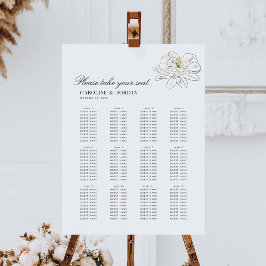 Gráfico de Assentos de Mesa 12 - Casamento da Magn