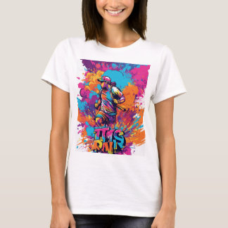 Gráfico de camiseta para um evento de execução de