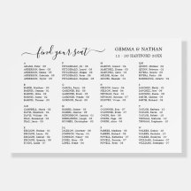 Gráfico de Casamento de Caligrafia Negra Elegante