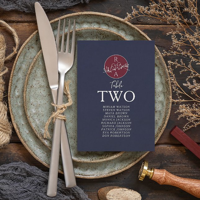 Gráfico de Casamentos Azuis de Borgonha e Marinho (Criador carregado)