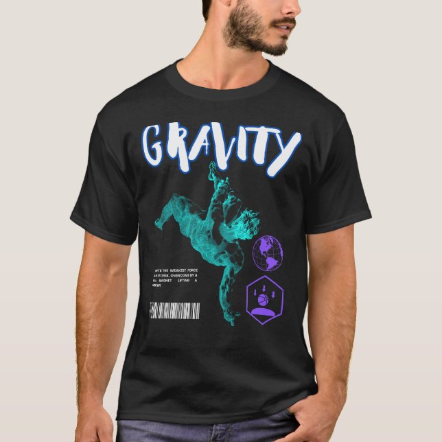 Gráfico de Gravidade T-Shirt (Frente)