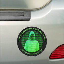 Gráfico de Hacker Cybersec - Verde em Preto Person
