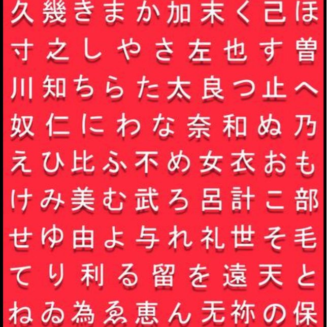 Gráfico de Hiragana e T-shirt familiar (Criador carregado)