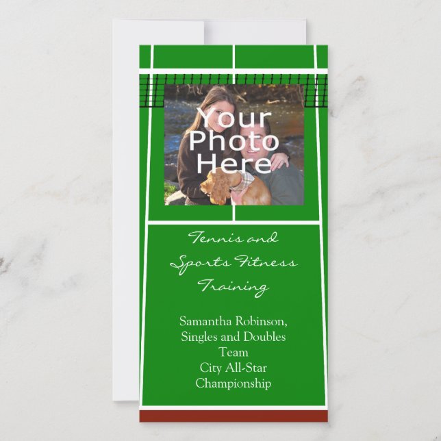 Gráfico de Layout do tênis Court (Frente)