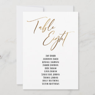 Gráfico Dourado de Oito Assentos da Mesa de Manusc