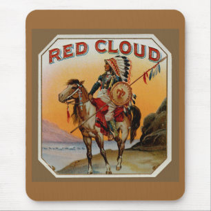 Gráfico Mousepad do charuto do vintage