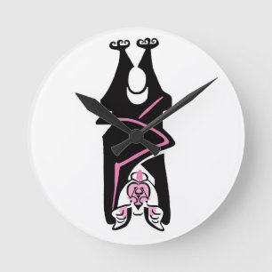 Gráfico original - BAT Crazy - relógio redondo