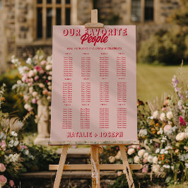 Gráficos de Assentos de Casamento Cor-de-Rosa Mode