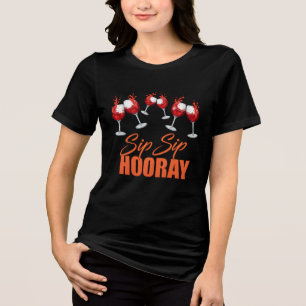 Gráficos de Celebração Sip Sip Hooray – Camiseta T