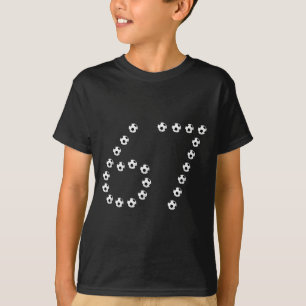 Gráficos do Número 67 de Futebol _ Camisa Esportiv