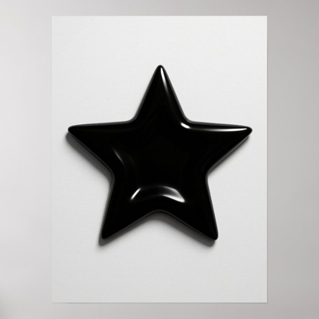 Gráficos em estilo de rua Poster Vertical Star (Frente)