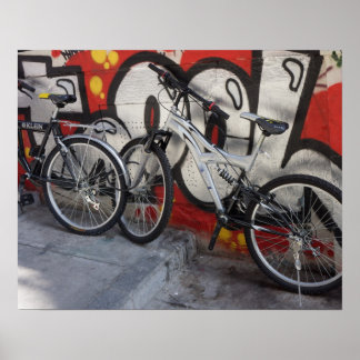 Grafite de bicicleta - Poster