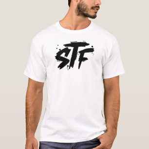 Grafite - Estilo de Letra Preta - Camisa STF