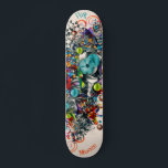 Grafite Floral Deck para skate<br><div class="desc">Torne este Grafite Floral para Skateboard seu próprio texto. Para acessar ferramentas avançadas de edição, vá para "Personalizar este modelo" e clique em "Detalhes", role para baixo e pressione o link "clicar para personalizar mais". Ideal para qualquer ocasião como aniversário ou graduação, para skatistas que amam o estilo do grafite....</div>