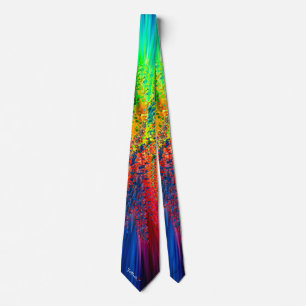 Grafite - gravata colorida de designer masculina