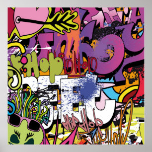 grafite legal arte home decor poster