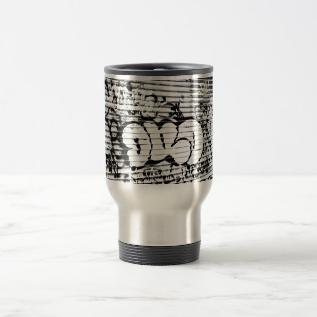 "Grafite NYC Caneca de viagem (Centro)