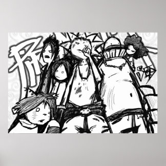 Grafite Piromia Poster