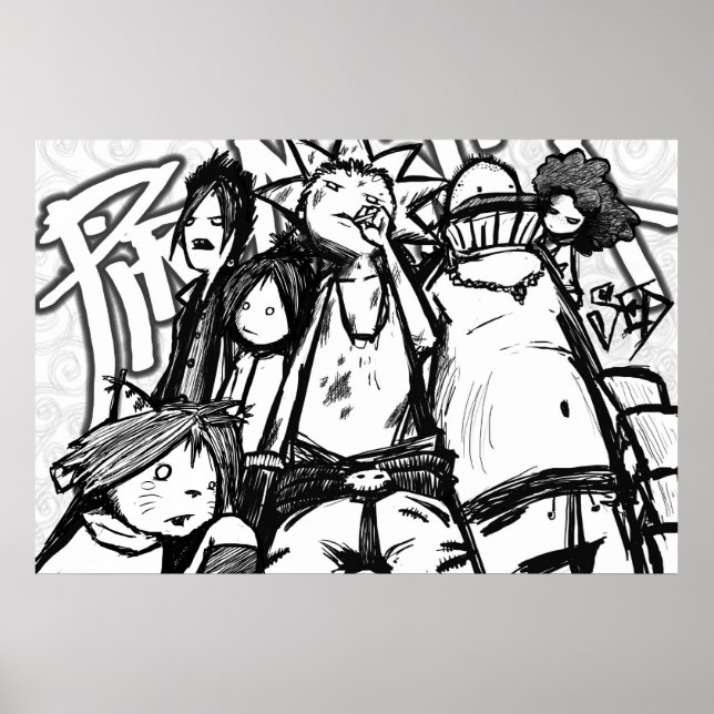 Grafite Piromia Poster (Frente)