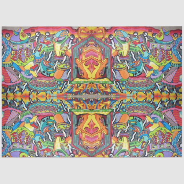 Grafite Urban 28 Decoupage Papel Tecidual Espelhad (Frente )