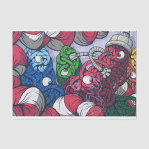 Grafite Urbano 24-1 Papel Tecido de Decoupage