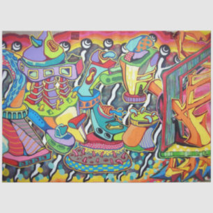 Grafite Urbano 28 Papel Tecido de Decoupage